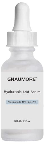 Niacinamide 10% + Zinc 1%,Niacinamide Gesichtsserum,Reine Hyaluronsäure Essenz,Anti-Aging Gesichtspflege mit Niacinamide,Gesicht Feuchtigkeit Serum,Hyaluron Serum für Feuchtigkeitsspendend 30ml