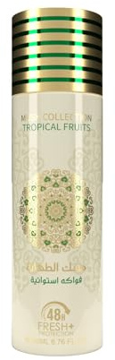 Gulf Orchid Body Spray Deodorant for Men and Women – Tropical Fruits Fragrance, 200ml – Long-Lasting Freshness, Unisex Body Perfume