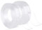 Lrocotanc 2 Rotoli Di Nastro Sigillante Autoadesivo Impermeabile Trasparente – Nastro Sigillante Antimuffa – Per Cucina, Bagno, Toilette E Angoli Delle Pareti (3 cm x 5 m + 5 cm x 5 m)