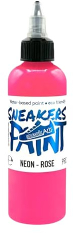 SneakArts Neon Lederfarbe (Rosa, 100 Milliliters)
