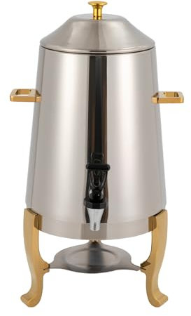 Distributeur de Boissons Chaudes 13L Distributeurs d'eau Chaude Percolateurs Avec Trépied Poignée Anti-brûlure 27x27x56 cm Pour Hôtels et Restaurants