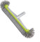 EffiFish Spazzola per piscina con retro in alluminio setole forti Strumento di pulizia profonda per interrato fuori terra Piscina Parete Manutenzione Pool Brush Head
