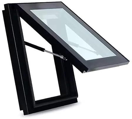 OVOGGPAN Ventanas de tragaluz para ático, Ventana de Aluminio con Vista al Techo, Ventana de Salida de casa empotrada con Vidrio Templado(27.6x31.5in/70x80cm)