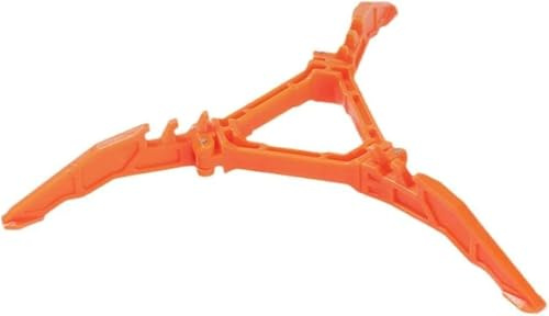 Orange Fuel Can Stabilizer for Camping Stoves, Mini Foldable Outdoor Camping Hiking Cooking Gas Tank Stove Stand, Stoves and Grills, Foldable Cartridge Canister Tripod Bracket, Camping Stoves