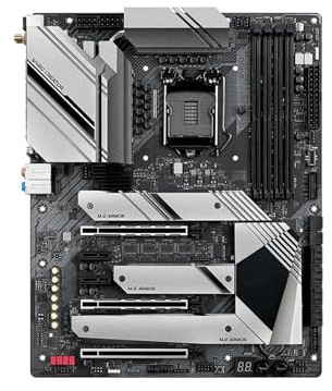 Processore Scheda madre Fit For ASRock W480 Creator Intel W480 LGA1200 Xeon W-1200 e Core ECC di decima generazione DDR4 PCIe4.0 Thunderbolt3 10G LAN 4xM.2