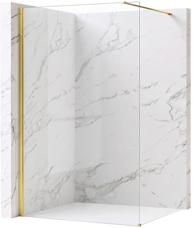 Rea paroi de douche, Flexi Transparent 70, Or