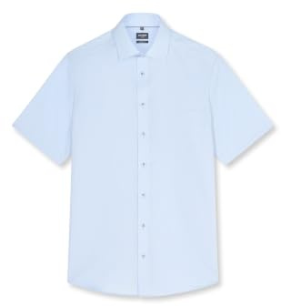 OLYMP Herren Hemd Kurzarm Regulär 124912 | Hemd, keine Manschette, Modern Fit, 100%Baumwolle