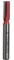 Faithfull FAIRB23 Router Bit TC Two Flute 1/4in 6mm