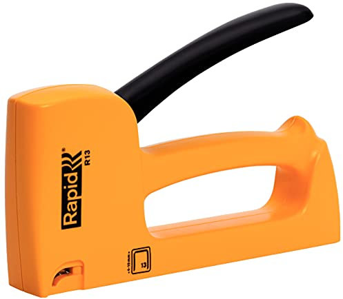Rapid Clavadora Manual R13 para Grapas No. 13 , Grapadora con Mango Ergonómico y Mecanismo Interno Metálico, Fabricada en Suecia (20443901)