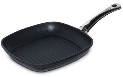 Berndes Titanium Special Edition Bistecchiera 30x30 cm, Alluminio Pressofuso, Argento