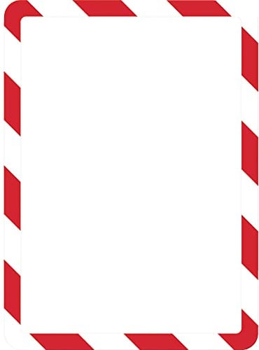 Djois, 194923 – Magnetischer Safety-Info-Rahmen A4, Rot, 2 St | Sicherheitsinfos sichtbar · Schneller Wechsel · Klare Kennzeichnung · Für Maschinen