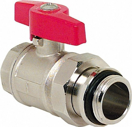 Kugelhahn mit Verschraubung 1 selbstdichtend