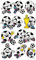AVERY Zweckform 53392 Kinder Sticker Fußbälle 30 Aufkleber