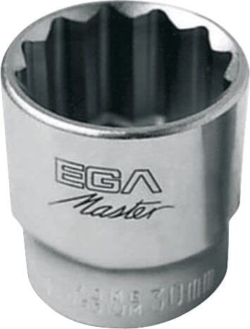 Ega Master 60498 Clé à douille 12 pans 1/2 - 1,1/4