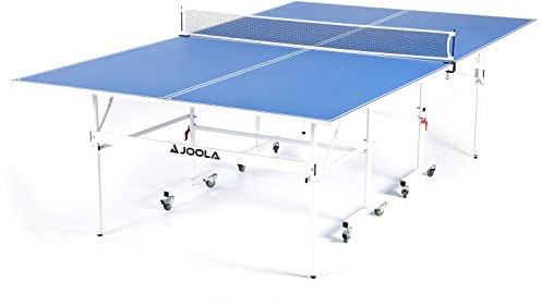 JOOLA 15mm Indoor Ping Pong Table with Quick Clamp Table Tennis Net Set - Single Player Playback Mode - Regulation Size Compact Storage Set