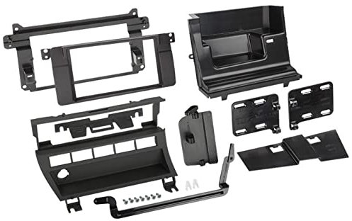 Acv Kit Support Autoradio Compatible avec BMW Serie 3 E46 5 Boutons Noir