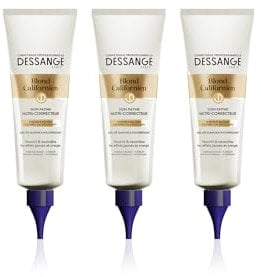 Dessange California Blond Patine Correcteur De Blond für Blondes, coloriertes oder starkes Eclaircis – 125 ml – 3 Stück