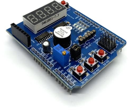 DollaTek Multifunktions-Erweiterungskarte Schild für Arduino UNO R3 (L49)