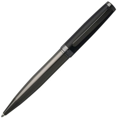 Cerruti Kugelschreiber 1881 Hamilton Metal aus Messing in der Farbe Grau, Schriftfarbe Blau, Länge: 13,9cm, NSN8744A