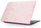 Ausmix Funda compatible con MacBook Pro de 13 pulgadas 2015 2014 2013 final 2012 versión anterior con pantalla Retina A1502/A1425, funda protectora de goma de plástico suave al tacto, mármol rosa