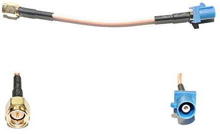 XISEDO Adaptateur D'antenne GPS Fakra à SMA Plug pour Voiture DVR GPS Modul Antenne de Suivi Système de Navigation GPS Autoradio GPS Récepteurs