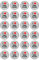 AK Giftshop I Love Robbie Williams Essbare Cupcake-Dekoration – einfach vorgeschnittene Kreise