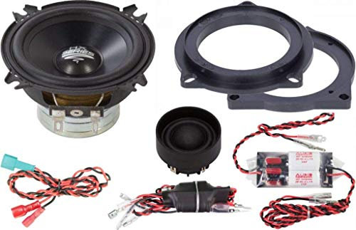 Audio System HXFIT 100 BMW Uni EVO 2 Lautsprecher Set kompatibel mit BMW E/F/G-Series, Mini 80mm 2-Wege System für Front und Heck
