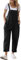 YESNO Women's Dungarees Loose Casual Plus Size Lightweight Sleeveless Overall Long Jumpsuit Playsuit Trousers Pants Dungarees (3XL PV9UK Black)