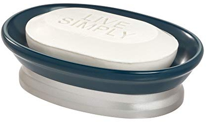 iDesign Porte-Savon, Bleu Marine Mat