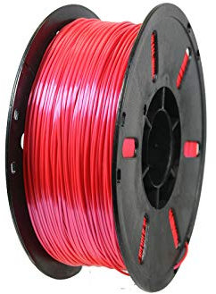 3D-Drucker-Filament aus SILK-PLA-Kunststoff, 1,75 mm, 1-kg-Spule, Royal red, rot