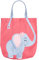 ecrou Jutebeutel, Tote Bag, Stofftasche Einkaufstasche Faltbar Stoffbeutel,Digital Bedruckt Tragetasche Stofftasche Ostern Bunt Desigual Tasche Damen 50 * 42 cm Elefanten
