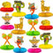 12pcs Fiesta Mexican Honeycomb Table Centerpiece Paper Fans Mexican Theme Centerpiece Cinco De Mayo Party Decorations