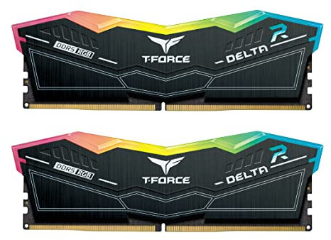 Team T-FORCE Delta RGB Schwarz 32GB Kit DDR5 (2x16GB) 7200MHz, CL34, FF3D532G7200HC34ADC01