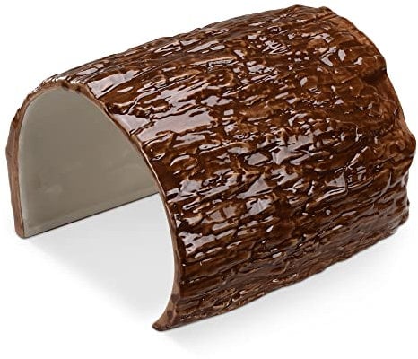 Navaris Abri pour Tortue - Maison pour Petit Animal Souris Escargot 18 x 15 x 11,5 cm en Céramique - Refuge Naturel Hibernation Hiver Protection Contre Prédateurs