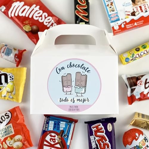 Pack Caja Regalo con Chocolatinas