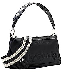 Desigual Women's BOLS_Half Logo Urus, Black