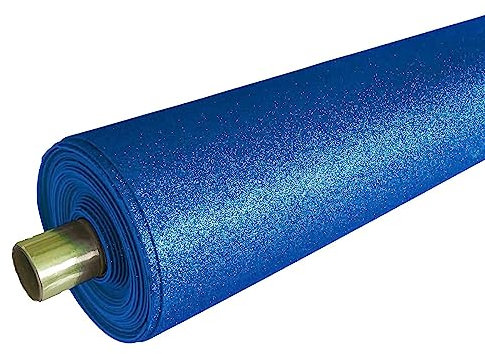 Glitzer-Moosgummi EVA 90cm breit ab 0,5m Schaumgummi PE Schaumstoff Basteln Stoff, Farbe:königsblau
