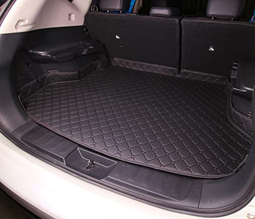 VURB Cuero De Funda De Maletero De Coche Protector Maletero para V-olkswagen Tiguan 2017-2022 2023, Cubre Maletero Accesorios Funda De Maletero,Black-Plus