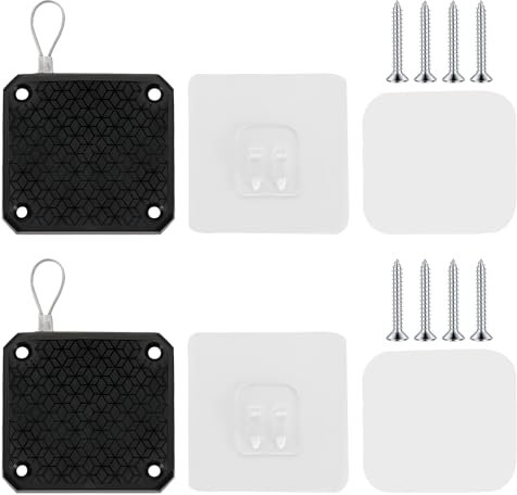 2 Jeux de Ferme-portes pas de Forage Ferme Porte Automatique Fermeture Porte Coulissante (Noir, 2 pièces, 1000G)
