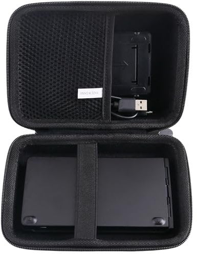 JINMEI Hard EVA Carrying Case Compatible with Samsers/iClever BK08/Gimibox/ZenRich/GEODMAER Folding Bluetooth Keyboard Case (Black)
