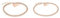 Liebeskind Armband LJ-0856-B-21 IP Roségold & Fußkette LJ-0860-A-25 IP Roségold