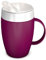 Ornamin Becher mit Trink-Trick mit Schnabelaufsatz, brombeer