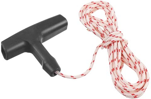 YUXIANLB Recoil Starter Rope 3-Meter Lawn Mower Pull Cord with Starter Handle Replacement for Lawn Mower Chainsaw Trimmer Edger Brush Cutter Engine Parts