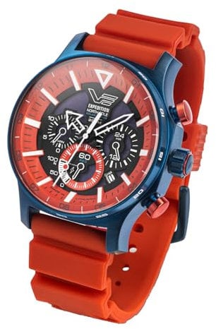 Vostok Europe Herrenuhr Solar Expedition North Pole Polar Sunrise Blau VR42-595D734