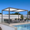PURPLE LEAF Pergola Bioclimatique 4,25 x 3 m Pergola Aluminium avec Lames Orientables Gris, Tonnelle Aluminium poteaux en Blancs pour Terrasse Jardin Style Contemporain