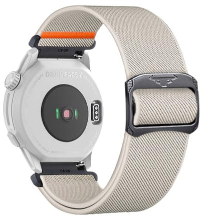 Sport Armband Kompatibel mit Coros PACE 2/APEX 2/APEX 42mm Armband, Weiches Nylon Elastisches Geflochten mit Verstellbare Aatmungsaktive Ersatzarmband für Coros PACE 2/APEX 2/APEX 42mm Armbänder (1)