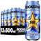 Rockstar Energy Drink Blueberry Mint Geschmack - Zero Sugar -Koffeinhaltiges Erfrischungsgetränk ohne Zucker für den Energie Kick, EINWEG (12 x 500ml) (Verpackungsdesign kann abweichen)