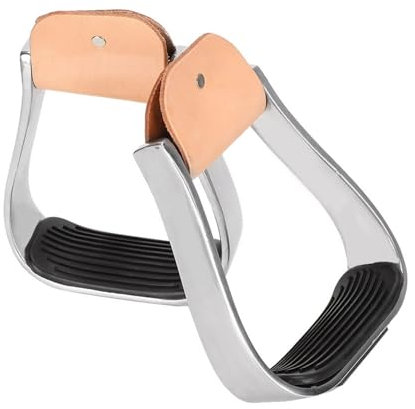 Horse Saddle Tack Overshoe Aluminium Gepolsterte Westernsteigbügel Zum Reiten