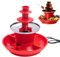 Fuente de queso, Fuente de fondue de chocolate - Fondue de queso de 3 pisos - Partes eléctricas automáticas, accesorios para la fusión de queso, Queso, dulces y licor