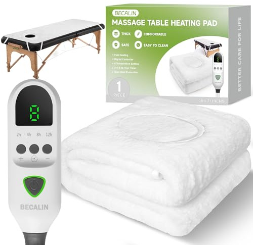 Massage Table Heating Pad with Face Hole